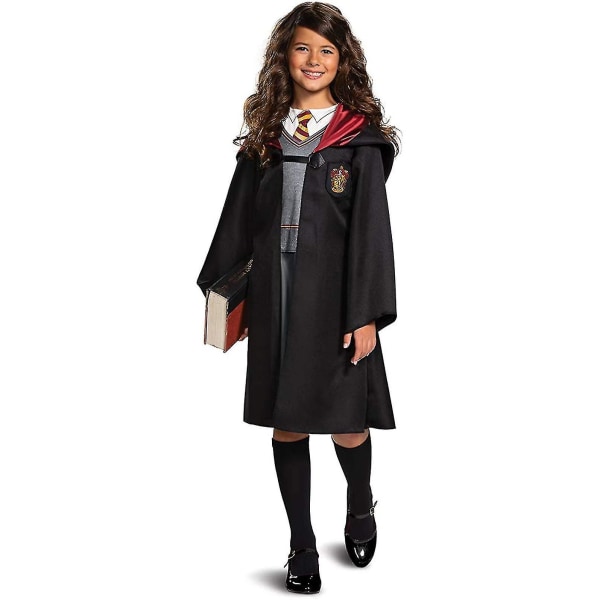Hermione Granger kostym, Harry Potter Wizarding World Outfit för barn a girl Just a tie
