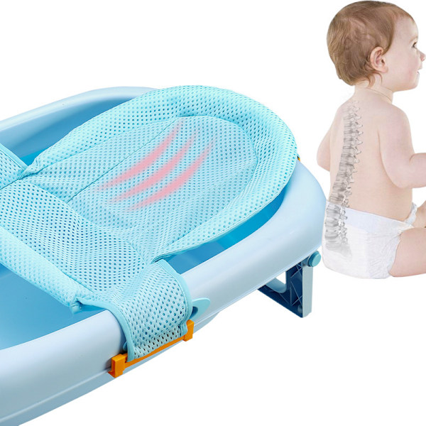 Baby badekar pude bade pude T type måtte spædbarn bade sæde net badekar sæde støttepude baby badekar net