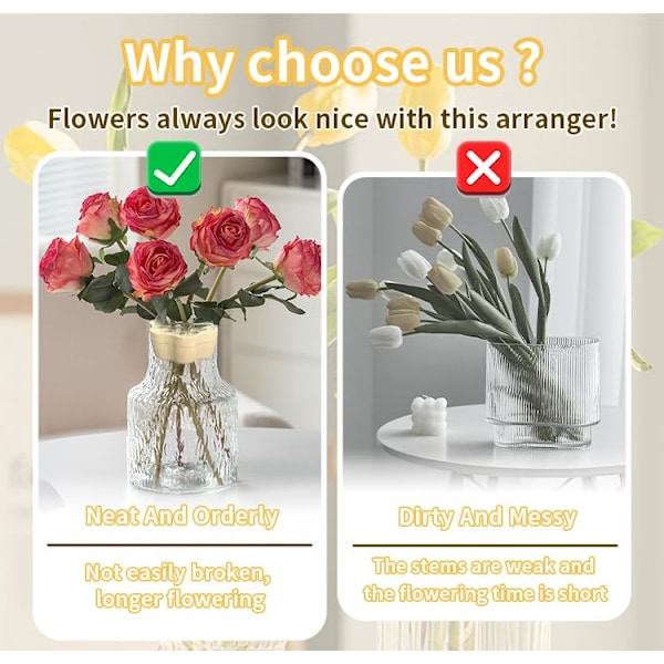 Silikonblombuketthållare, spiralformad Ikebana-stjälkhållare för blommor, 3,5-tums blomsterarrangemangverktyg, Twister Spiral DIY-blomma