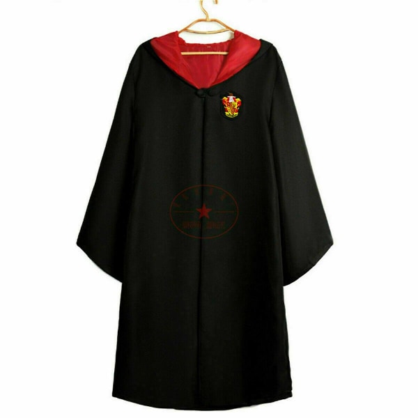 Vuxenbarn Harry Potter Robe Cloak Gryffindor Slytherin Costume Party a