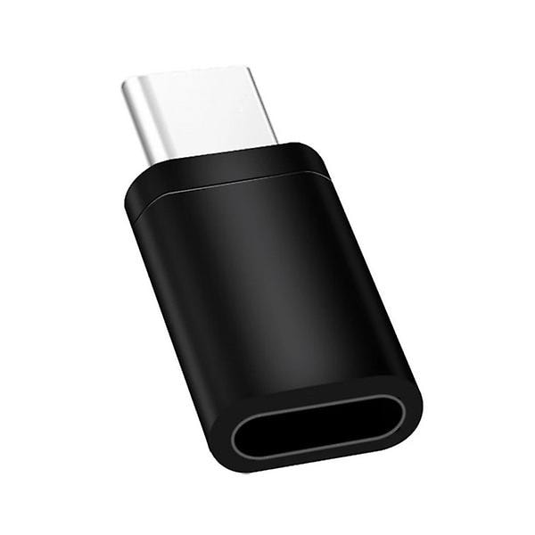 Lightning till USB-C hane svart