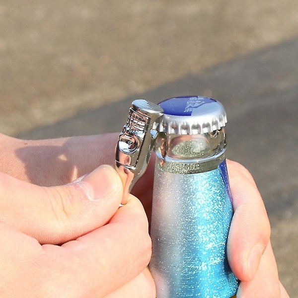 Flask-öppnare Dödskalle-berlock Multifunktionell Flask-öppnare Universell