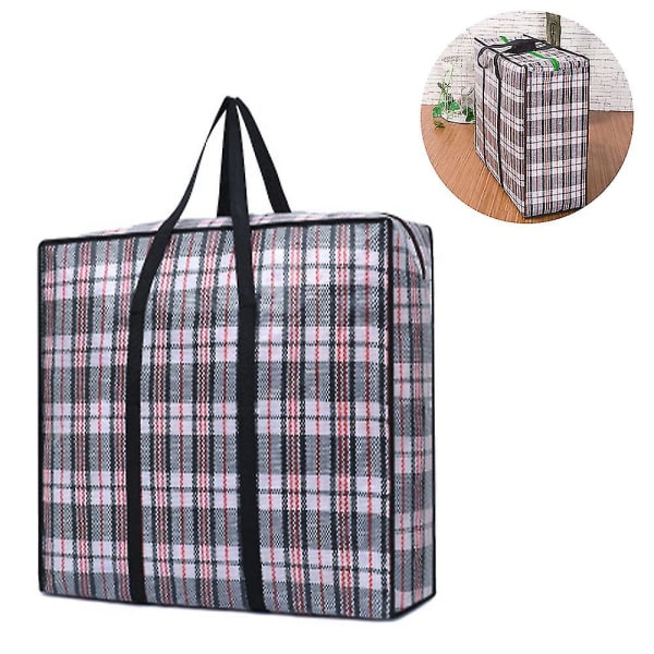 Stor förvaringsväska (set om 6) med hållbar dragkedja, organiseringsväska, flyttväska, vattenavvisande, bärväska, campingväska för kläder, sängkläder, Comforte