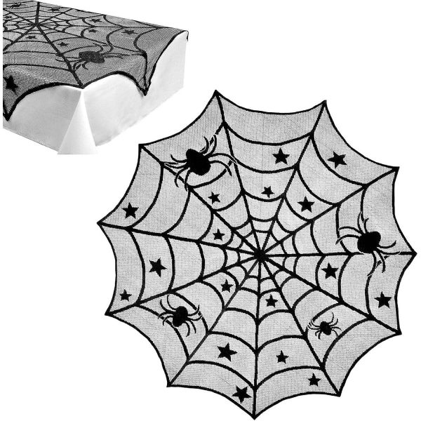 5-delad spets Spider Web set - Lättskött Elegance