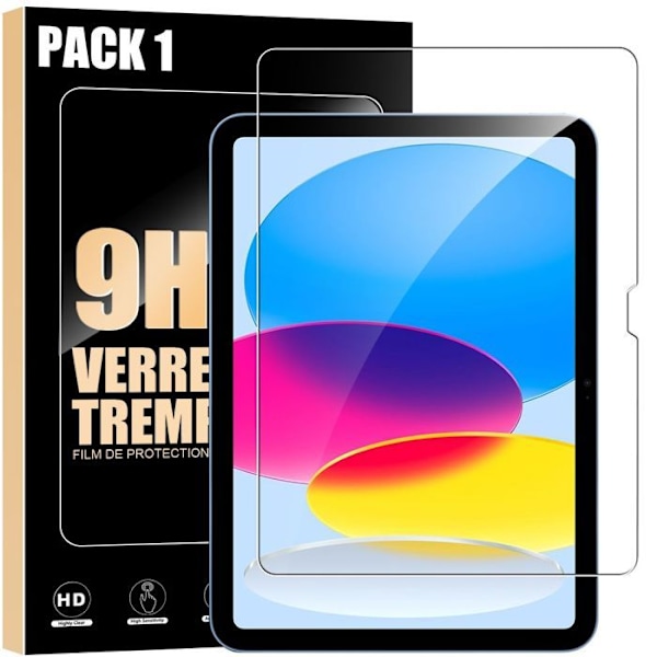 Herdet glass for iPad 11\" (A16) / iPad 10.9\" 10. generasjon - Støtsikker beskyttelse 9H Transparent