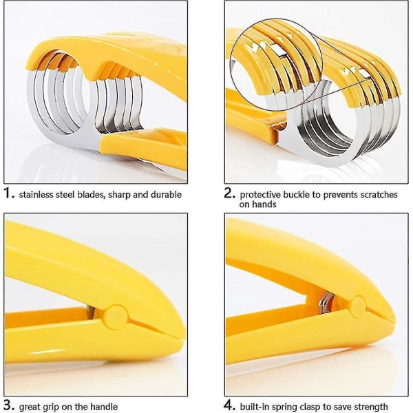 Bananskjærer, frukt- og grønnsakssalat, skreller, 2 stk.