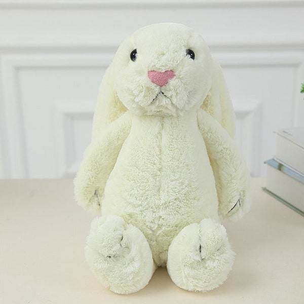 Jellycat Bashful Viola Bunny Plysjdyr (hvit 50CM)