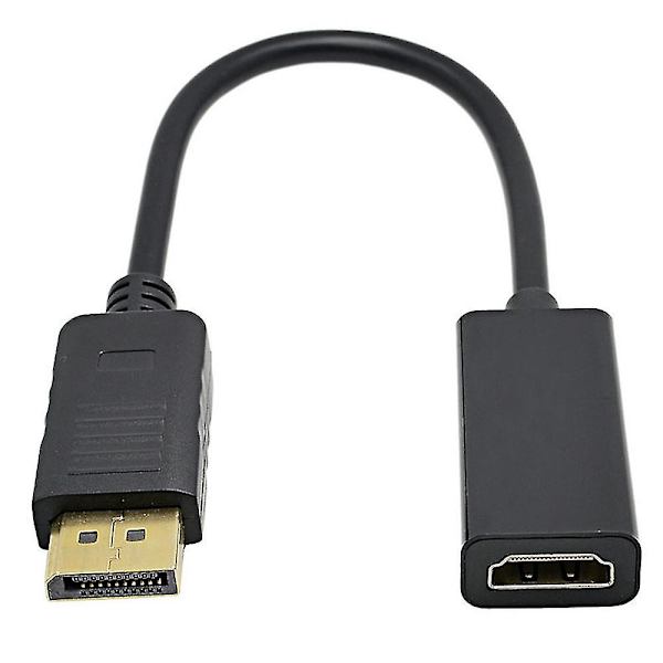 DisplayPort DP - HDMI-naarasadapteri, kaapelimuunnin PC-tietokoneen näytölle