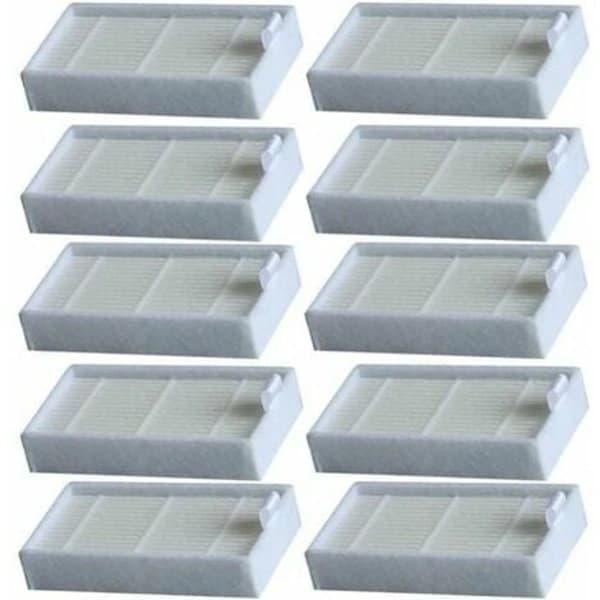 10-pack dammsugarfilter HEPA-filter för iLife V3, V3S, V3S Pro, V5, V5S, V5S Pro robotdammsugare Dammsugardel