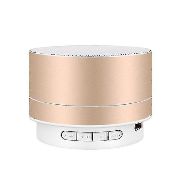 USB Trådløs Bluetooth-høyttaler, mini Subwoofer Utendørs Spiller (rød)