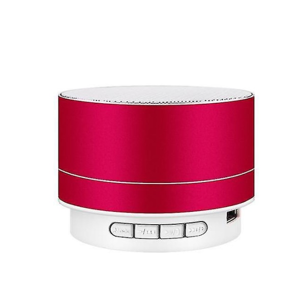 Usb trådløs Bluetooth-højttaler, mini subwoofer udendørs afspiller rød