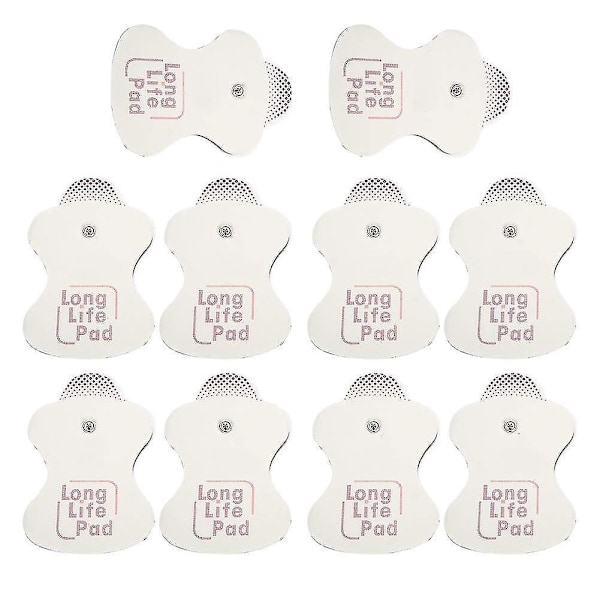 10x Elektrode erstatningsputer for Omron massasjeapparater Lang levetidspute