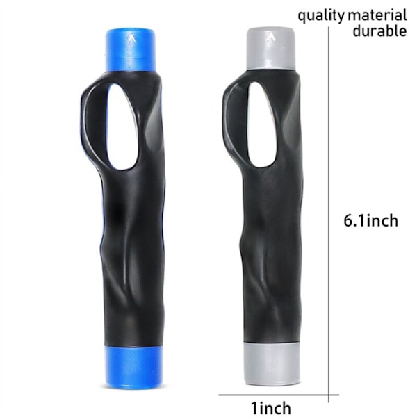 Golf grip træningshjælp golfkølle grip til sving grip træner træningshjælp venstre højre, sort