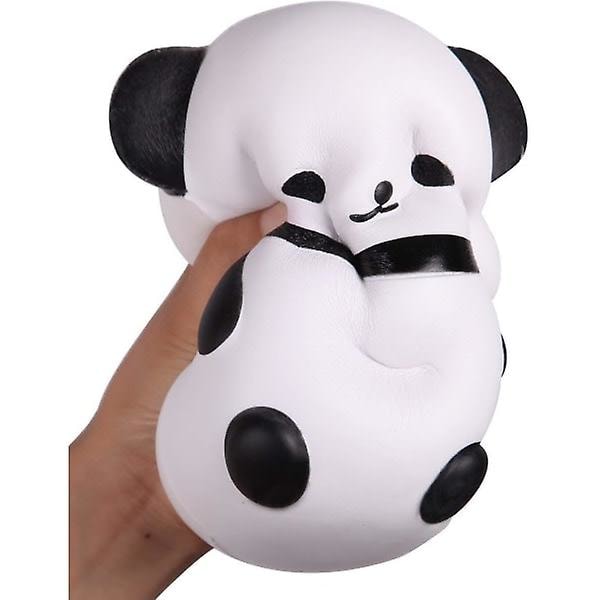 Panda Egg Jumbo   Sakte stigende klemmeleker Duftende Kawaii Squishies Dyrleke for barn Voksne 1 stk (Hvit) Cherry