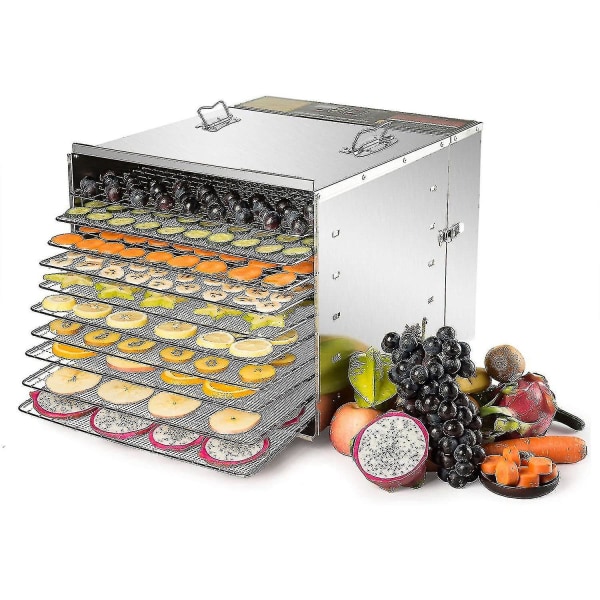 10 stk Non Stick Silikon Dehydrator Ark, For Frukttørker Dumpling