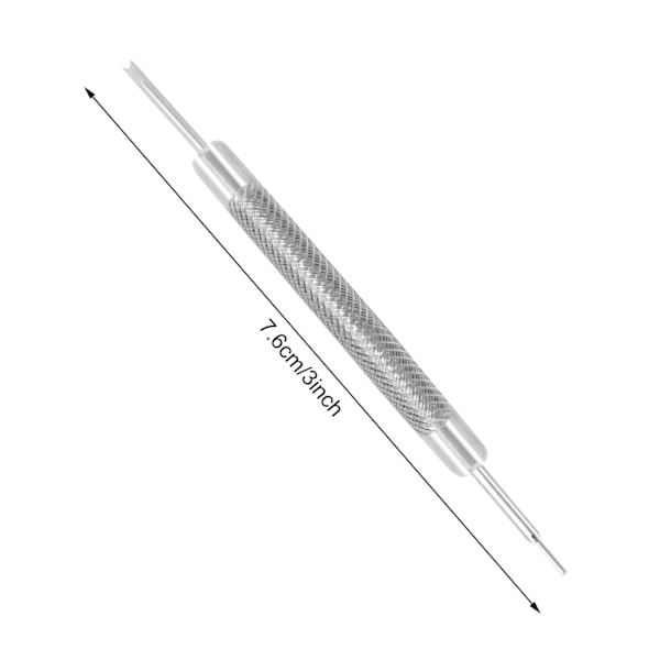 3PCS Dobbeltsidige stifter Verktøy Fjærstang Verktøy for Klokkerem Fjerning Reparasjon Fix Kit Verktøy Bord reparasjonsverktøy