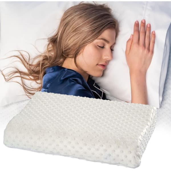 Bambukudde, Memory Foam, Andningsbar, Ortopedisk för Nackkomfort