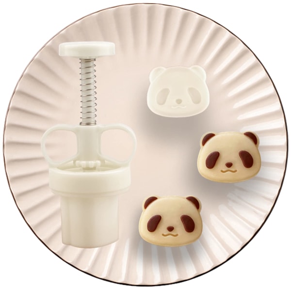 Kage stempler Panda/Bambus månekageform håndtryk shortbreads-maskiner Diy bagværk værktøj til Mid-Autumn Festival