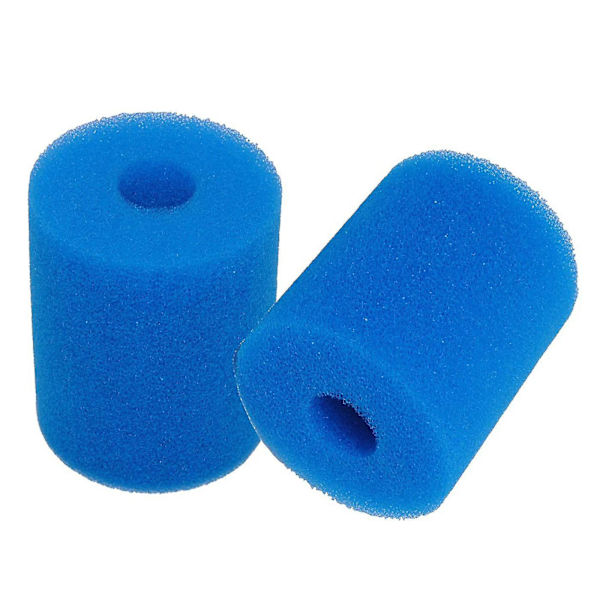 2-pakning filtersvamp for Intex type H, svampfilterpatron skum