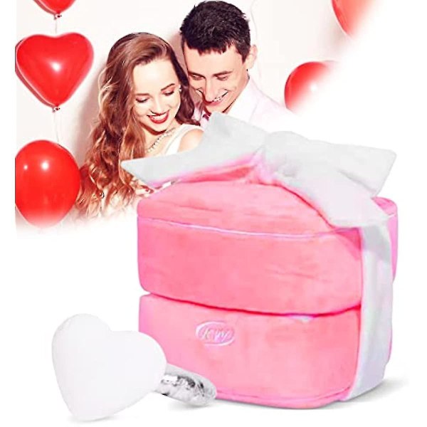 2024 Trend The Plush Ring - The Plush Toy Pink Creative Ring Box Plush Toy Love Ring Case Toy Stuffed Couple Ring Surprise Gift Box For Women Propose