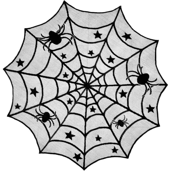 5-delad spets Spider Web set - Lättskött Elegance