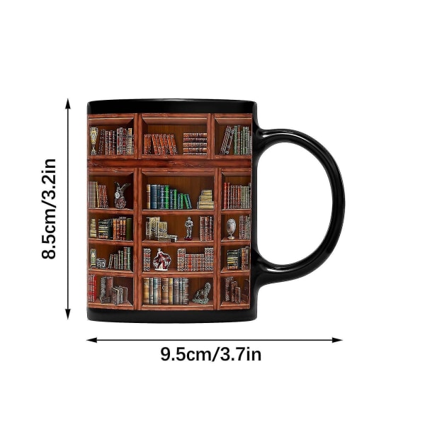 2024 Bookcase Mug Couple High Beauty Fashion Cup Art Sense Nordic Toothbrush Cup Plastic Wash Cup