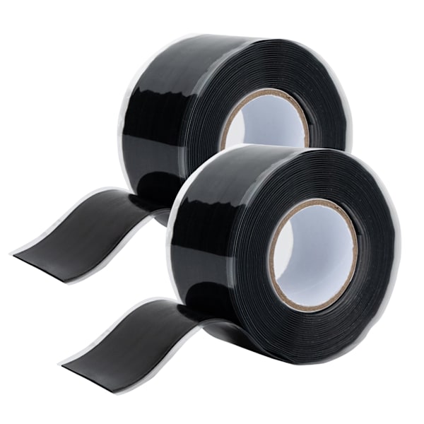 2 Rolls Self Fusing Silicone Tape 1in x10ft Waterproof Rubber Tape, Water Hose Leak Seal Tape, Rescue Tape,Pipe Plumbing Hose