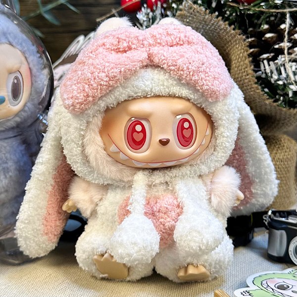 Labubu siddende festdukke tøj, til første og anden generations blind boxes, Labubu dukketøj, Labubu-tøj-ou 14