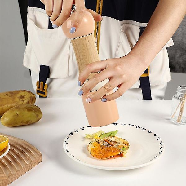 Pantryware Suola- ja pippurimyllysetti maustamiseen, ruoanlaittoon ja tarjoiluun, puuta
