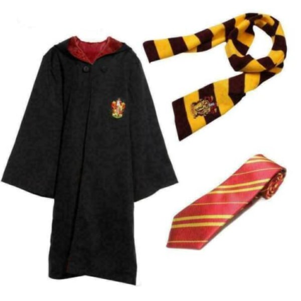 Harry Potter Cosplay Kostym Unisex Vuxen/Barn Gryffindor Ravenclaw Robe Cloak-1