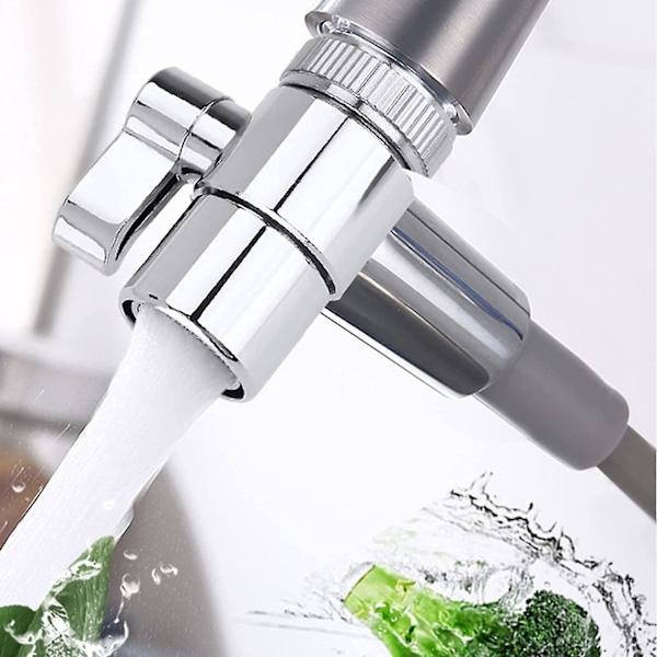 Vejslange-stik G1/2 Messing Fleksibel Slange Adapter Hane Diverter Havehane Udskiftningsdel
