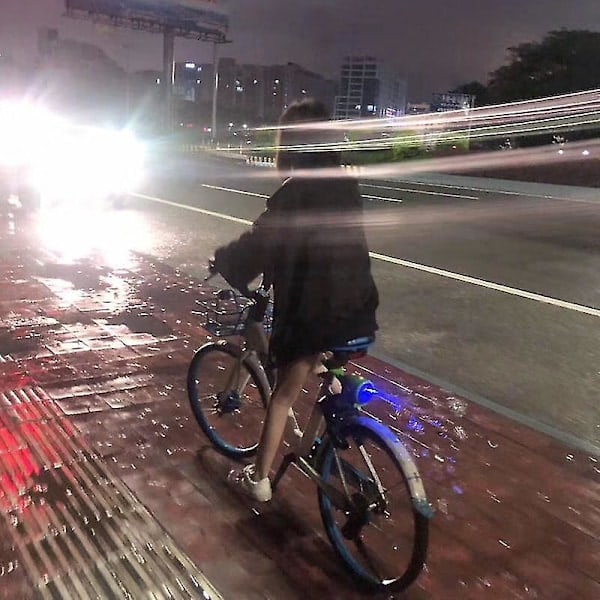 Lättvikt Cykel Bubbelmaskin Ljusstark Automatisk Bubbelblåsare Portabel Utomhusleksak för Pojkar och Flickor Ny