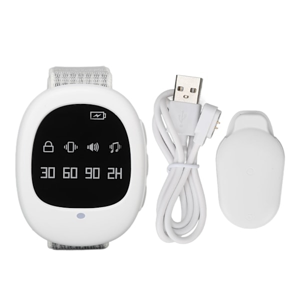 Sängvätning Alarm Vibration Timer Inställning Musikalisk Trådlös Potträning Alarm för Äldre Vuxna Barn