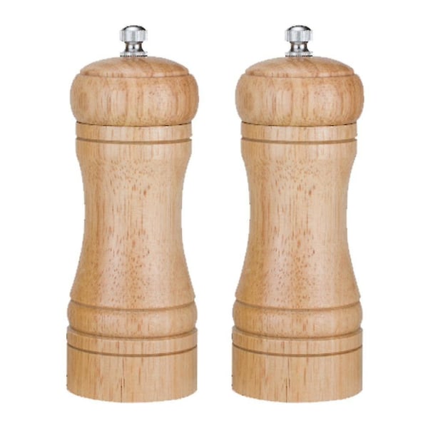 Salt And Pepper Grinders,oak Wooden Salt And Pepper Mills