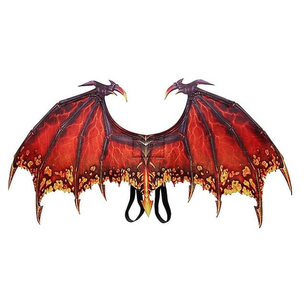 Dragon Wings Dekoration Carnival Party Djurdräkt för vuxna barn Barn Dragon Cosplay Masquerade Tillbehör A