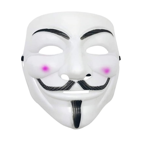 Hackermaske for barn Anonym maske Hackermaske for Halloween Kostyme Cosplay Festmasker Festkostyme