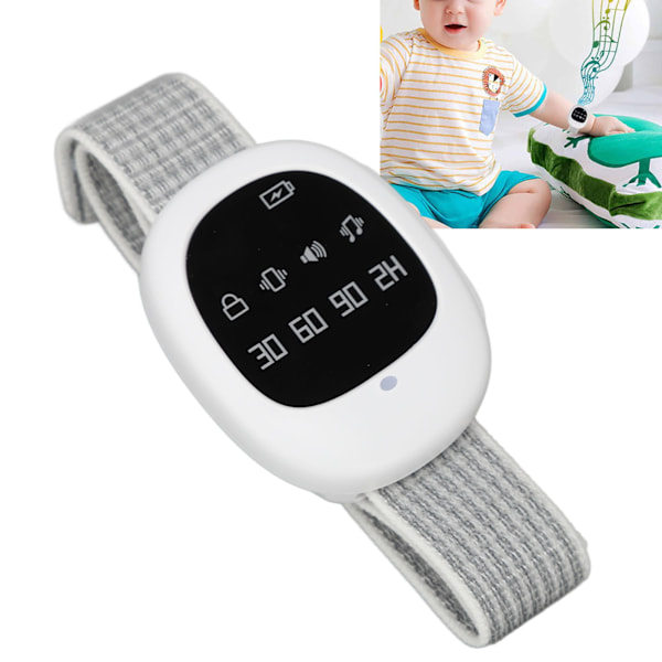 Sängvätning Alarm Vibration Timer Inställning Musikalisk Trådlös Potträning Alarm för Äldre Vuxna Barn