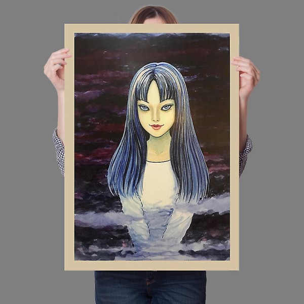 Horror Comic Poster Veggklistremerke, Milky White Junji Ito 01