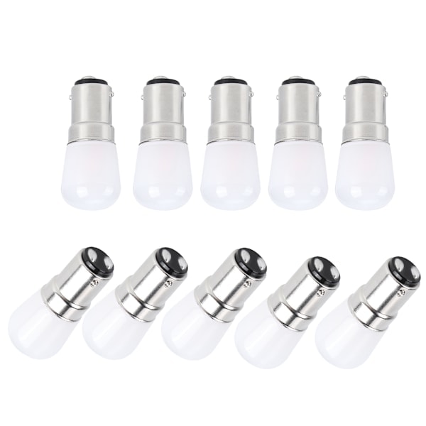 10 stk. 1,5 W LED Pære Lampe Sokkel Dele Tilbehør AC 230V B15