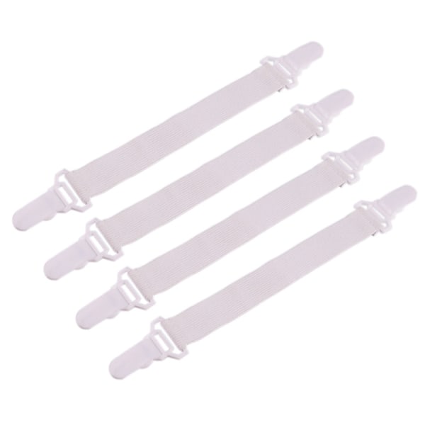 4Pcs Bed Sheet Holder Straps Sheet Stays Keepers Bedsheet Holders Fasteners, Fitted Sheet Clips Grippers Sheet Fasteners