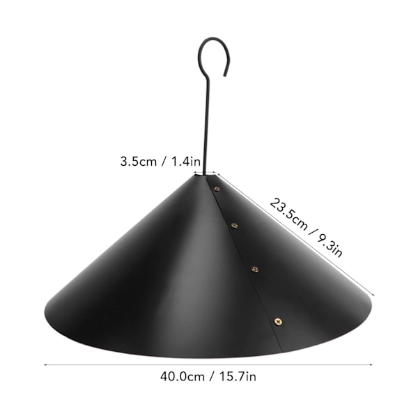 Ekorre Flapper, Universell Ekorrsäker Baffle Fågelmat Bevakning och Fågelhus Unik Wrap Around Ekorre Baffle Skruvstil