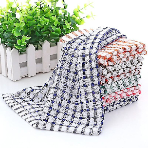 Paket med 10 Frottéhanddukar (28 x 40 cm) - Supermjuk Ringspunnen Kammgarn Bomull Högdensitetsväv & Tjock Konstruktion Ultra Absorberande & Mjuk...