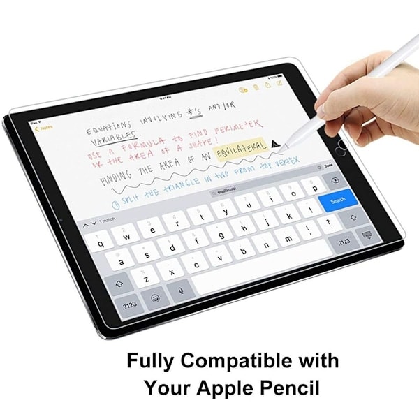 2-pakning iPad 7. Skjermbeskytter 10,2 tommer 2019 skjermbeskytter