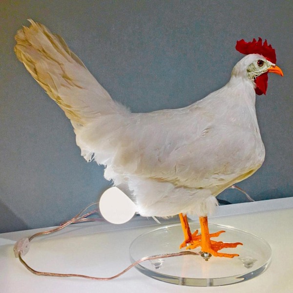 Eggs Lamp, Chicken Lamp,Interesting Lights are Considered Art We Love It, The Lays A Glowing with USB Light Light-up Easter