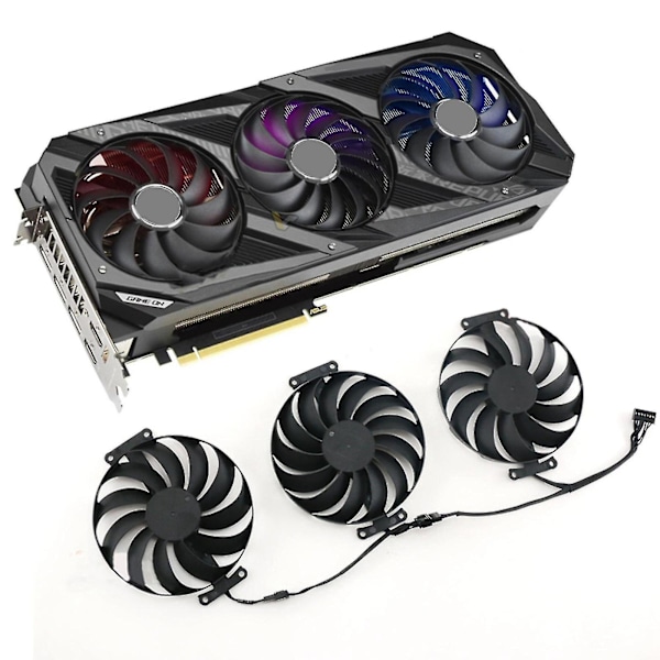 Asus Rtx3090 3080 3070 Rog Strix Raptor Gpu jäähdyttimen tuuletin T129215su Dc 12v