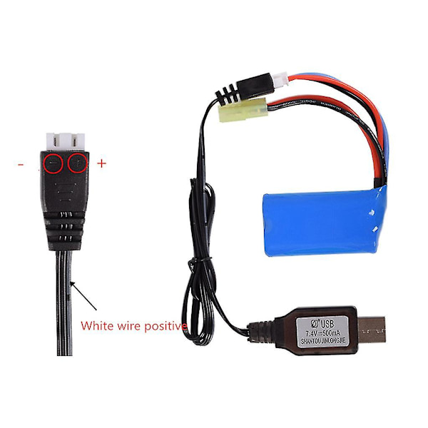 2000ma /1000ma/500ma Xh-3p 2s Lipo Li-ion 7.4v Oplader Universal Usb Oplader