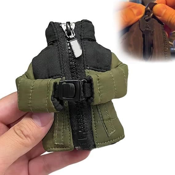 Ny ankomst nyckelring mini dunjacka hänge dekoration black