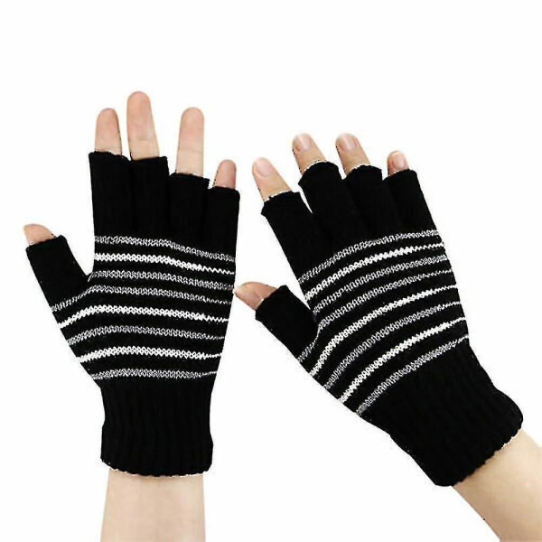 Usb Vinter Arbets Termiska Handvärmare Handskar Hel Halv Finger