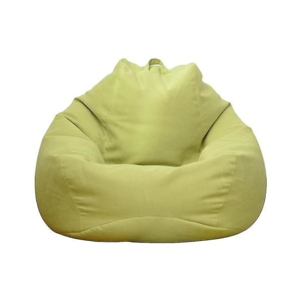Nyt Design Ekstra Stor Sækkestol Lænestol Sofabetræk Indendørs Lazy Lounger Til Voksne Børn Udsalg! Ingen fyld Grå 90*110cm zdq, Kun Sofabetræk...