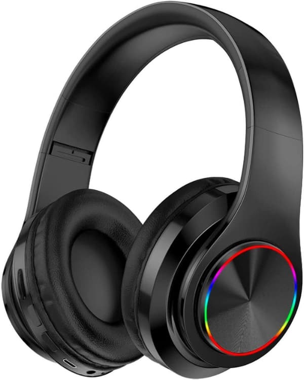 Wireless Bluetooth Headphones - Comfortable Over-Ear Headphones - Black